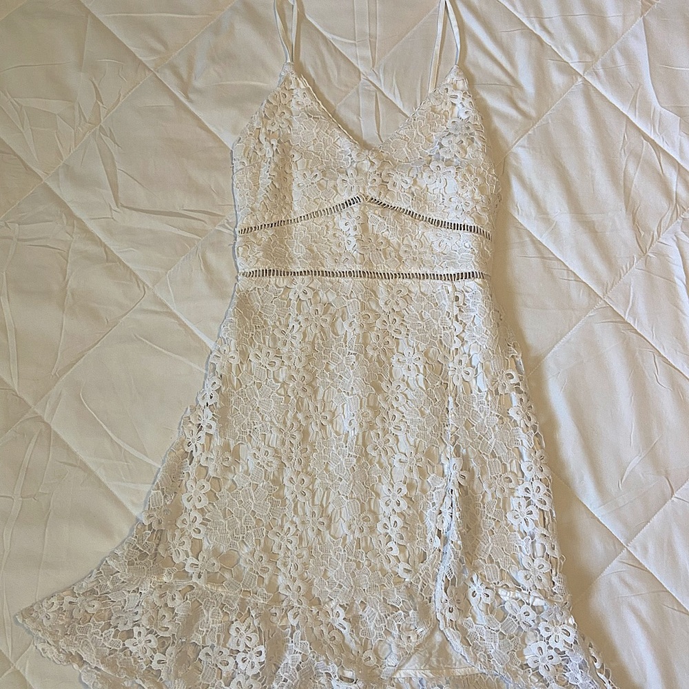 Abercrombie & Fitch White Mini Dress
